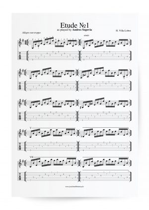 Villa-Lobos Etude#1