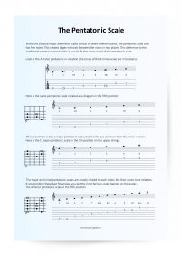 The Pentatonic Scale